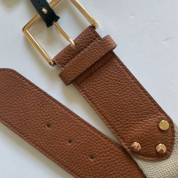 STEVE MADDEN Women's Stretch Belt NWT Size M/L - Picture 2 of 4